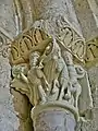 Säulenkapitell im Kloster von San Zoilo, ca. 1100, Carrión de los Condes, Spanien