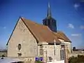 Himmelfahrtskirche in Mondement, Monument historique seit 2017