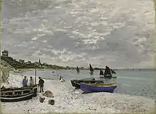 Claude Monet:Der Strand von Sainte-Adresse, 1867