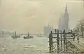 Claude Monet: Die Themse bei Westminster, 1871