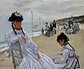 Claude Monet:Am Strand von Trouville, 1874, Musée Marmottan Monet, Paris