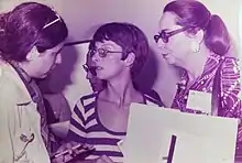 Monika Krause und Vilma Espín 1975