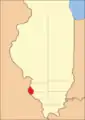 Das Monroe County von seiner Gründung im Jahr 1816 bis 1825