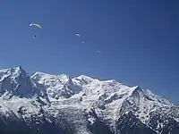 Mont Blanc vom Brévent aus gesehen