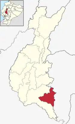 Der Kanton Montalvo in der Provinz Los Ríos