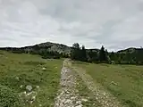 Monte Buso mit Sattel Campiluzzi Ost (rechts)