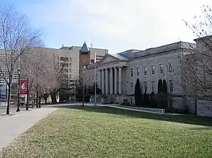 Ehemaliges Montgomery County Corthouse in Rockville, seit 1986 im NRHP gelistet