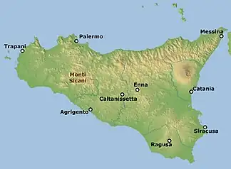Sizilien mit den Monti Sicani