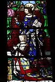 Fenster 6, Marie-Louise de Montmorency und Ludwig der Heilige