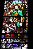 Fenster 6, Gaspard de Coligny und der Erzengel Michael