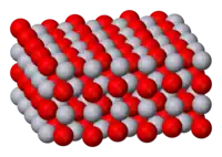 Struktur von Quecksilber(II)-oxid