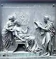 Karamsin liest Alexander I. aus seiner Geschichte des russischen Staates vor, Karamsin-Denkmal, Simbirsk
