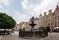 Neptunbrunnen von hinten
