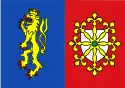 Flagge der Gemeinde Mook en Middelaar