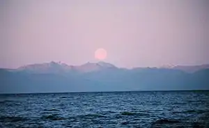 Mondaufgang in der Chatham Strait