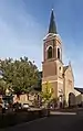 Mopertingen, Kirche: Parochiekerk Sint-Catharina