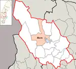 Lage der Gemeinde Mora
