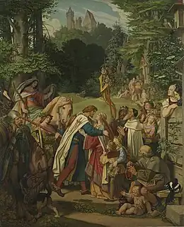 Die Rückkehr des Grafen von Gleichen (Moritz von Schwind)