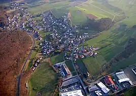 Luftaufnahme Ortsteil Mornshausen
