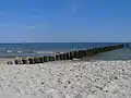 Strandpartie beim Dorf.