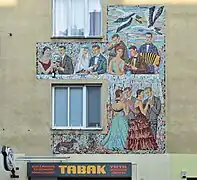 Mosaik "Hochzeit" von Heribert Potuznik