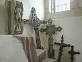 Überreste der Kanzeltreppe