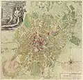Plan der Hauptstadt Moskau