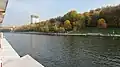 Der Park von der Moskwa gesehen