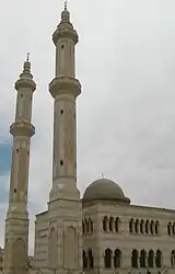 Inzwischen zerstörte Moschee in Azaz (2010)
