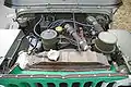 Motor eines Hotchkiss M201 von vorne gesehen