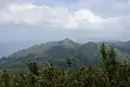 Blick auf Fukaimoto von Omoto-dake