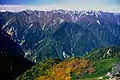 Blick auf Kuro-dake von Tsubakuro-dake