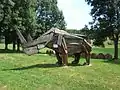 Nashornskulptur