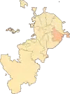 Karte der Moskauer Bezirke