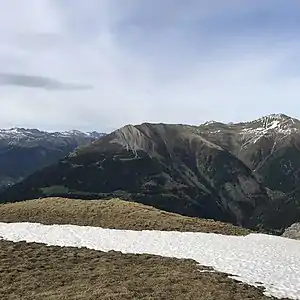 Blick nach Nordosten zum Muchetta (2623 m)