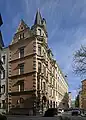 Haylerhaus, Neurenaissance, 1880–1881 von Georg von Hauberrisser; westliche Seite Am Kosttor, Haus Nr. 3, mit abgehender Neuturmstraße