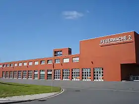 Die Feuerwache 2 an der Theodor-Scheiwe-Straße