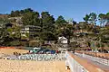 Muir Beach am Tag der Wiedereröffnung des Parkplatzes am 28. Dezember 2013