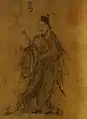 Porträt von Herzog Yi von Wey im Hanfu von Ku K'ai-chih