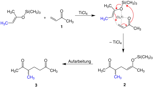 Mukaiyama-Michael-Reaktion Mechanismus