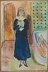 Charlotte Corday (1930), Öl auf Leinwand, 120,5 × 81 cm, Munch-Museum Oslo