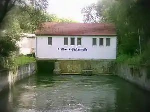 Kraftwerk Bäckermühle (Nordseite)