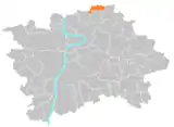 Lage von Praha-Březiněves