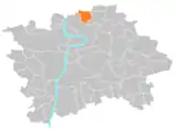 Lage von Dolní Chabry in Prag