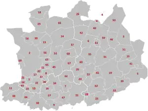 Gemeinden in der Provinz Antwerpen