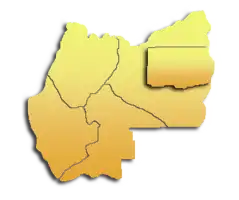 Lage des Municipio Cotoca in der Provinz Andrés Ibáñez