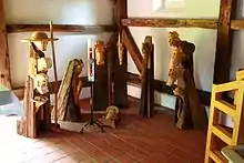 St. Martin (Munster): Weihnachtskrippe in einem zur Kirche umgebauten Schafstall
