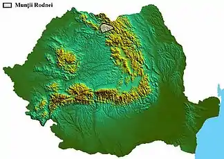 Das Rodnaer Gebirge in Rumänien