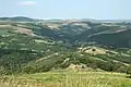 Blick von den Monts de Lacaune auf Murasson