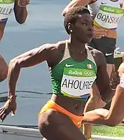 Murielle AhouréRang vier in 10,98 s